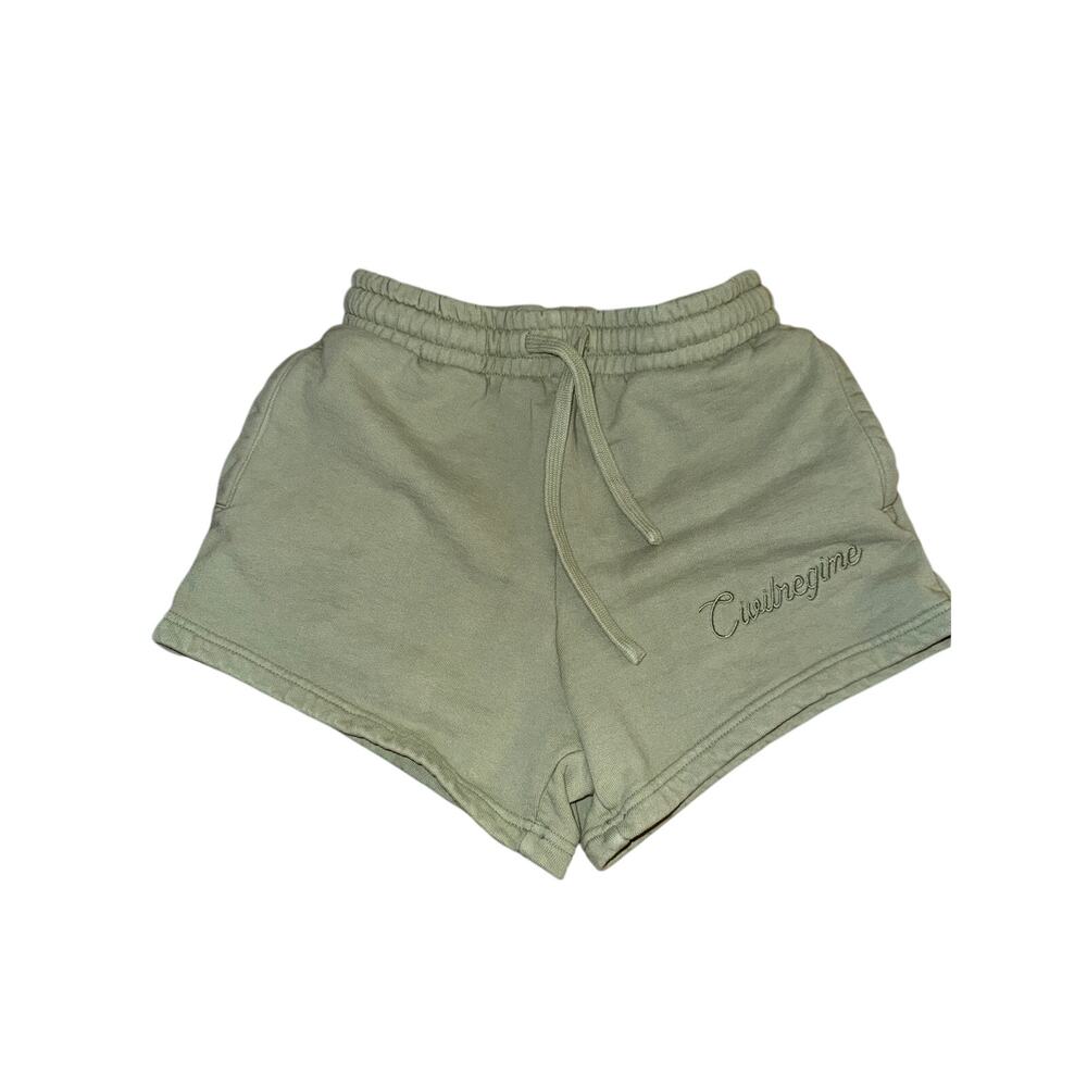 Civil Regime Sweat Shorts with Embroidered Logo